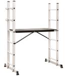 Silver Domestic Aluminium Scaffold Platform 2x6 GS EN131 Certificated