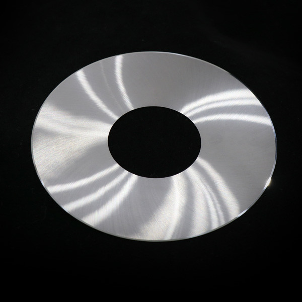 China Cigarette Industry Circular Slitting Blades TC Mirror Surface  ISO9001 factory