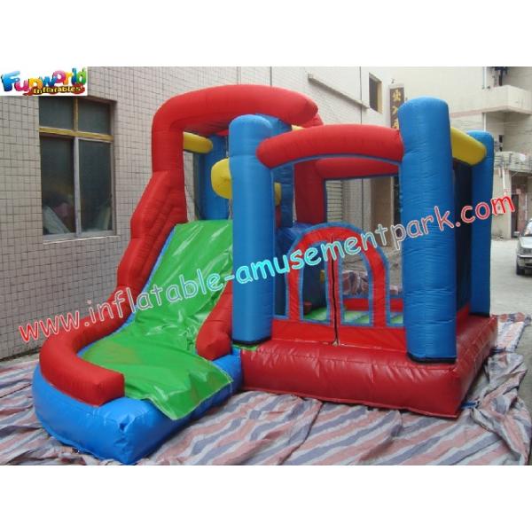 Customized Home-use Inflatable Bounce Houses , Mini Jumping Slide