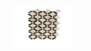 China 1x1 2x2 Wall Stone Mosaic Tiles , Mosaic Tile Sheets Fashion Custom Size factory