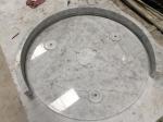 Bianco cararra white Venato marble bathroom vanity tops for hospitality