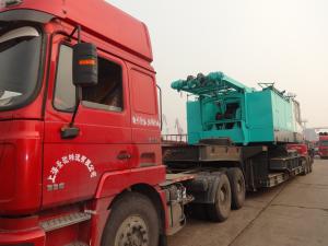 China Used KOBELCO 150T CRAWLER CRANE SOLD TO Singapore factory