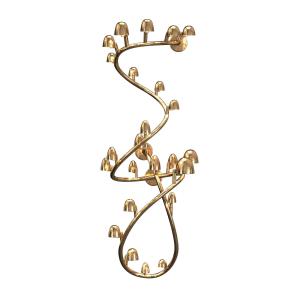 China Art And Functional Design Customized Modernist Brass Chandelier 110 - 240V factory