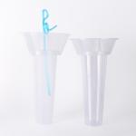 Disposable Hard Personalized Plastic Cups With Plastic Snack Food Bowl