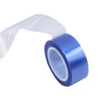 Blue Polyester PET Adhesive Tape Silicone Masking Tape For Glass