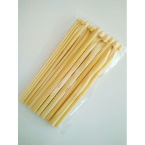 Handmade Gifts Bamboo Wooden Crochet Hook Set Light Smooth Surface