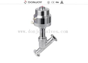 China Fluid Regulating Globe angle Seat Valve With stianless steel actuator factory