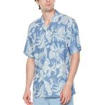Vintage 45% Viscose Hawaiian Mens Casual Short Sleeve Shirts Button Up Relaxed