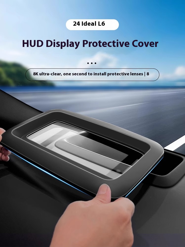 Decorative Plastic Dashboard HUD Head-Up Protective Cover for Li L7 L8 L9 Auto Parts Head-Up Display Protective Shield