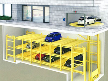China Electric Horizontal Circulation Parking System With 3 Phases 5 Wires On Site Installation factory
