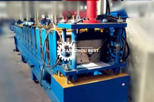 China Semi Automatic 3P Ppgi Ridge Cap Roll Forming Machine factory
