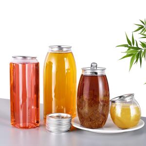 China 650ml Reusable PET Drink Containers With Snap On Lid For Soda Water Or Fruit Punch factory