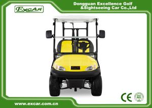China Excar Golf Buggy Electric 2 Seater Yellow And Black ISO/CE Approved factory