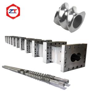China WR13 WR14 Material Extruder Screws And Barrels Φ71.8mm Hole Diameter factory