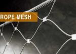 316 316L Stainless Steel Rope Wire Mesh 2"*2" 3"*3" Opening Hand knitting