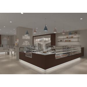 China Laminate White Sweet Shop Display Fittings Candy Store Furniture Counter factory