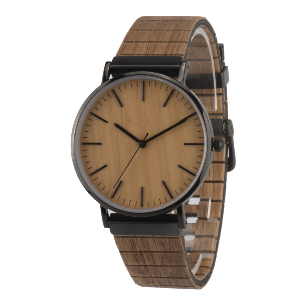 Boyear Mens Stainless Steel Wooden Wrist Watch ,Ladies Fashion Dress Bamboo Watch OEM,Couple wrist watch