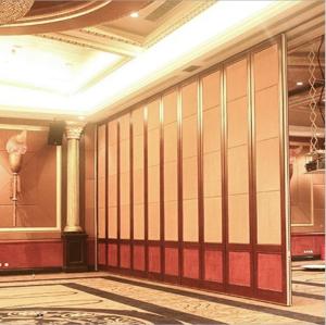 China Sliding Folding Doors Partition Interior Room Divider Movable Wall For Turkey Restaurant factory