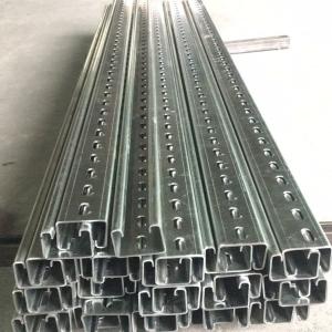 China Slotted Steel Strut C Channel Easy Installation For Strong Load Capacity 2.50kg/m factory