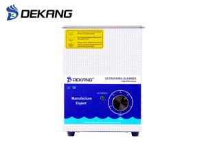 China 2L 60W Portable Mechanical Ultrasonic Cleaner , Small Sonic Cleaning Machine factory