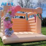Inflatable Bouncy Castle White Bounce House For Wedding Jumping Castle