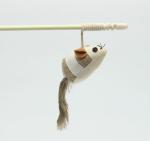 Interactive Durable Pet Toys Mouse On A Stick Cat Toy Long Service Life