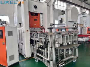 China Auto Stacker Disposable Aluminium Foil Box Making Machine factory