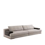 Italian Modern Cloth Upholstered Sofa Set Luxury Living Room Furniture Sets