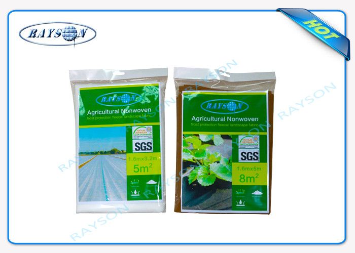 Enviro Anti UV Polypropylene Garden Weed Control Fabric / Mat for LandscapeAgriculture Non Woven Cover
