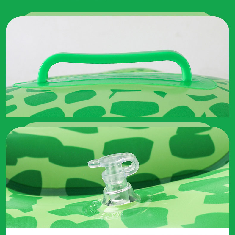 Unisex Cartoon Print Swimming Pool Float Ring Tubes for Kids Inflatable Swim Rings Beach Party Toys
