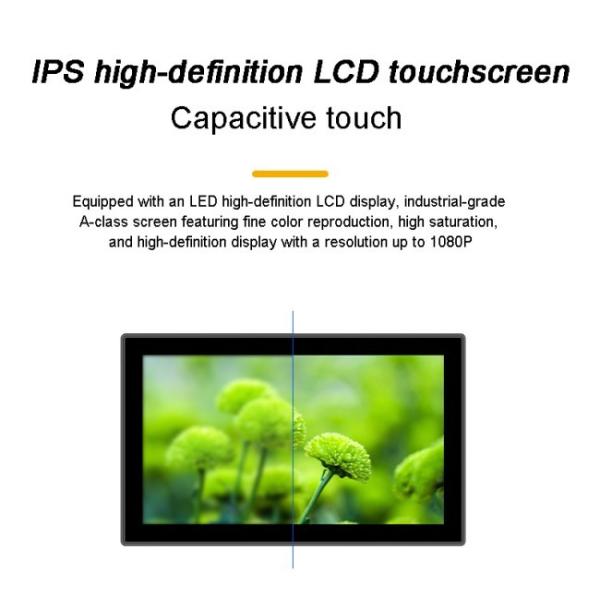 21.5 inch IP65 Capacitive Fully Enclosed Aluminum Industrial Panel PC Embedded All-In-One Stock Availability Computer & Accessories