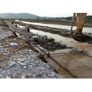 Water Control Hexagonal Mesh Pvc Coated Gabion Baskets