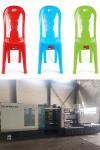 150 Bar Plastic Chair Injection Moulding Machine 4 Zone Heating