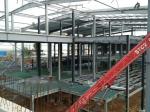 Multi - Floor Building Steel Frame Fabrication With Aluminum Alloy Window