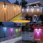 Outdoor Solar Fence Light Waterproof Street Courtyard Decorative Led Garden