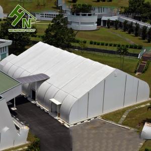 China Aluminium Swimming Pool Marquee Curved Cover PVC Roof Outdoor Pool Tent factory