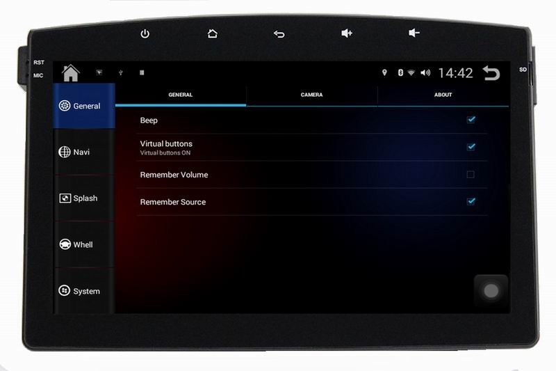 Ouchuangbo android 4.4 car dvd stereo video for Kia Sorento 2015 (Have Case) HD1024 * 600 resolution camera input