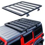Electrophoresis Luggage Carrier Car Roof Rack AL6063 For Jeep Wrangler Rubicon