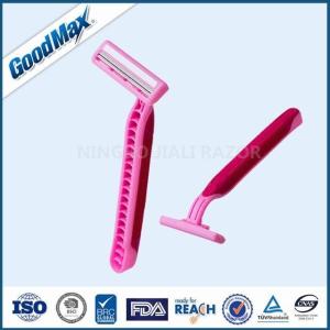 China Sharp Twin Blade Disposable Razor No Allergy With Vitamin E And Aloe Lubricant Strip factory