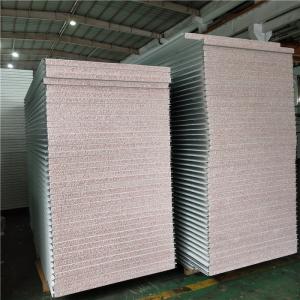 China 25kg waterproof modified eps sandwich wall panels 1150-50-0.376mm for prefab house factory