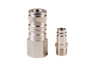 China ISO B12 Standard Pneumatic Quick Couplings Shut Off Type factory
