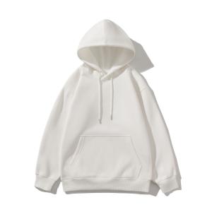 China FODARLLOY Stylish Fashion Vintage Hoodie OEM Streetwear Essentials Oversize Unisex Pull Coat Men's Hoodies Pullover Whit factory