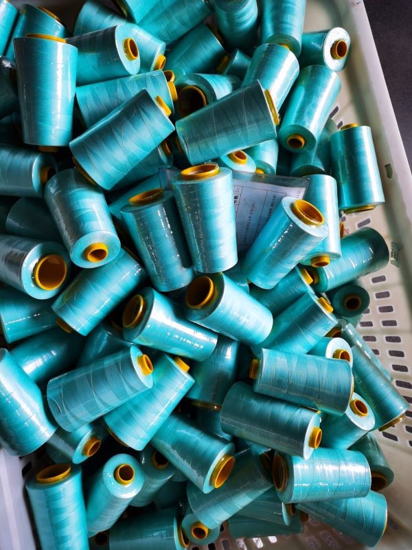 Uv Resistant Polyester Sewing Thread , TFO Spun Thread 40S/2