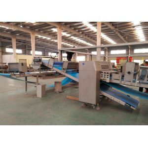 China ZKS 1200-1500kg / Hr Capacity Puff Pastry Dough Machine Turnkey Solution With Proffer And Tunnel Oven on sale