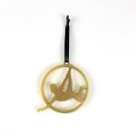 Special Medal Customized Shiny Gold Gymnastics Themed Ornament Personalized