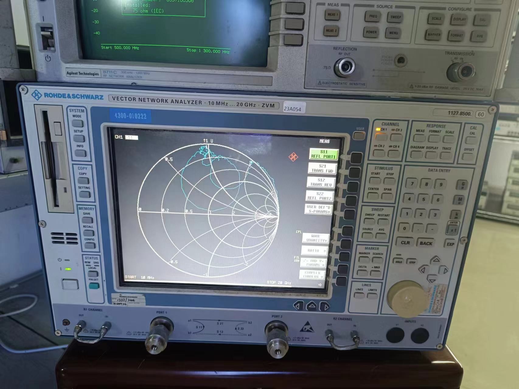 Rohde & Schwarz VNA Network Analyzer ZVM 10MHz to 20 GHz Benchtop