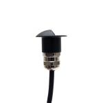 Aluminum Black IP67 1W Eyelid Recessed Stair Lights