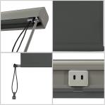 Outdoor Roller Blind Screen Shade Awning ,Balcony Privacy Cover Vertical Awnings