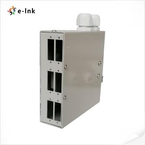 China LC Quadruplex FC SC Fiber Splice Box 6 Ports Electrostatic Painting factory