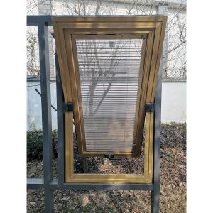 China PVC UPVC Hopper Window 32x22 Basement Window Crank Shutter factory